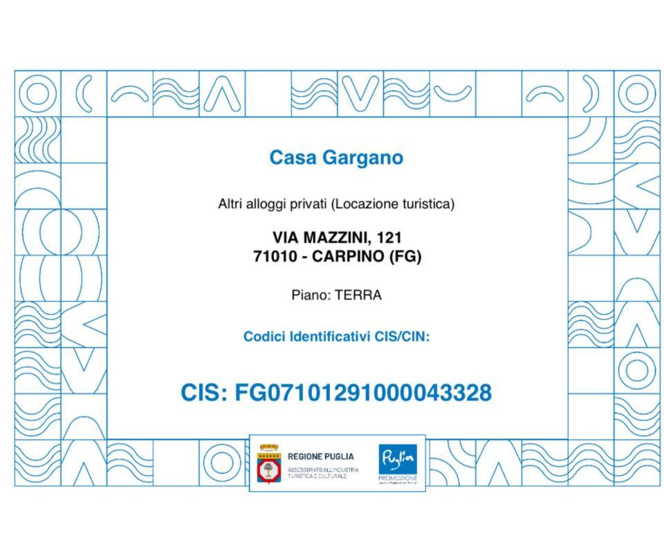 Casa Gargano Διαμέρισμα Carpino Εξωτερικό φωτογραφία